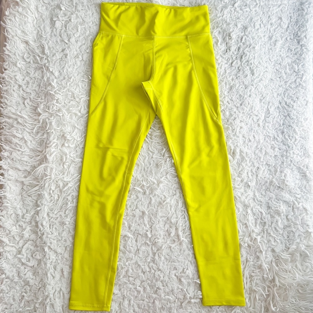 ❌SOLD❌ Old Navy Girls High Waisted PowerSoft Side Pocket Leggings, Size XL - Picture 4 of 8